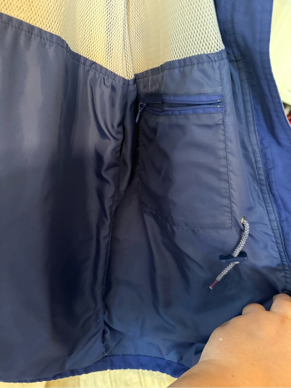 Ladies Blue Eddie Bauer Hooded Utility Jacket (inv# 244) - Picture 7 of 14